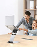 Nulaxy Laptop Stand, Ergonomic Sit to Stand Laptop Holder Convertor, Adjustable Height from 2.1" to 13.8", Supports up to 22lbs
