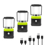 3Packs LED Camping Lantern Rechargeable 1000LM, 4500mAh Power Bank, IP44 Waterproof Lantern Flashlight Jarxin