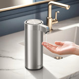 SUNLY Touchless Automatic Soap Dispenser – Clog-Free Pump, 0.2s Fast Sensor, USB-C Rechargeable, Smudge-Resistant Stainless Steel