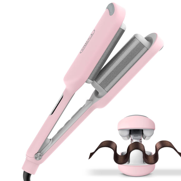 Curling Iron Hair Crimper - TYMO ROVY Beach Waves Curling Wand TYMO