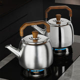 316 Stainless Steel Whistling Water Kettle for Stove Top, Large Capacity Tea Kettle with Handle, Hot Water Fast to Boil Tea Pot, Classic Kitchen Stovetop Kettle(4L/4.2 Quarts, Glossy)