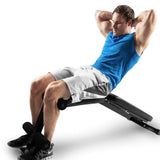 Marcy Multi-Position Workout Utility Bench for Home Gym Weightlifting and Strength Training SB-10115, Black MARCY