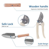 Garden Tool Set, Stainless Steel Gardening Kit, with Large Capacity Garden Tool Bag, Outdoor Hand Tools