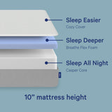 Casper Sleep Element Full Mattress - Medium Feel - Motion Isolation - Breathable