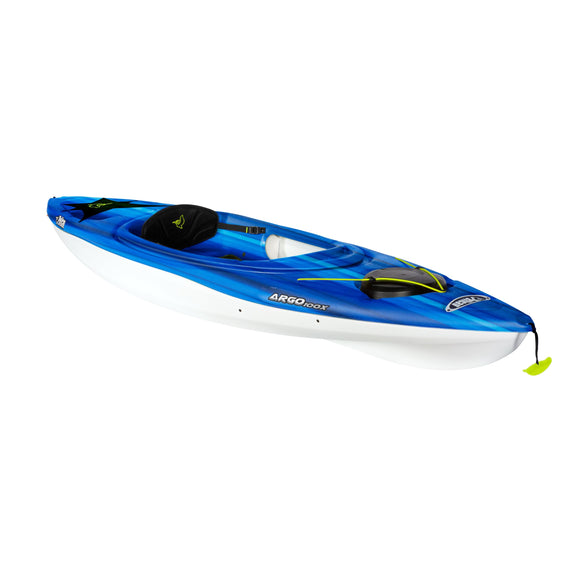 Pelican Argo 100X - Recreational Sit-in Kayak - Lightweight, Safe and Comfortable - 10 ft - Fade Deep Blue/White Pelican