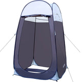 Leader Accessories Pop Up Shower Tent Dressing Changing Room Privacy Portable Camping Shelters 4' x 4' x 78" H Extra-Large Space - Grey