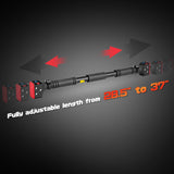 leikefitness Pull-Up Bar For Door Frame Chin Up Bar Upper Body Workout Adjustable Portable Training Pull-Up Bars Bars without Screw - Adjustable Width Locking Mechanism leikefitness
