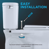 TOTO® SoftClose® Slow Close Elongated Toilet Seat and Lid, Cotton White - SS114#01