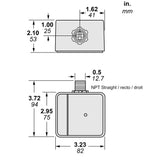 Square D HEPD80 Universal Whole House Surge Protection Device, 1-Phase, 3-Wire for 120/240V, 80kA