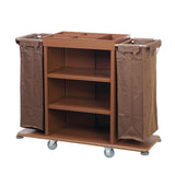 Commercial Cleaning Cart Professional Multifunctional Cleaning Trolley with Storage Dividers & Waterproof Oxford Bag, Housekeeping Cart for Hotels, Hospitals, Offices & Schools,Style a