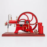 MechPuConToy Metal Engine Model Kit That Works, Stationary Horizontal Four-Stroke Water-Cooling Engine Model, Physics Science Experiment for Youth Adult