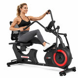 VANSWE Pro Recumbent Elliptical Cross Trainer – Full-Body Low-Impact Recumbent Exercise Bike with Bluetooth App, Magnetic Resistance, Quiet Belt Drive, 450 lbs Capacity for Seniors & Home Rehab