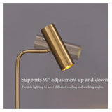 JUAKSQZYI Table lamp LED Desk Lamp with 90 Degree Adjustable Spotlight