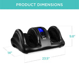 Best Choice Products Shiatsu Foot Massager for Pain Relief, Plantar Fasciitis, Neuropathy, Blood Circulation, Remote Control w/Compact Design - Black