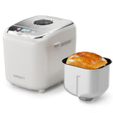 SUMSATY Bread Maker, 2.2LB 16-in-1 Bread Machine, Automatic Bread Maker Machine with Nonstick Pan & 15H Timer & 1H Keep Warm for Beginner, Breadmaker with Gluten-Free, French, Yogurt, Recipe