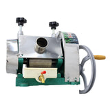 BEILOCKERY Commercial Sugar Cane Ginger Press Juicer with 3 Stainless Steel Rollers, Manual Suger Cane Squeezing Juicer with 2 paring Knives, High Juice Yield