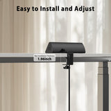 Jgstkcity Desk Clamp Power Strip,20W Fast Charging Station,Surge Protector Nightstand Edge Mount,1875W Extension Cord with Multiple Outlets,2 USB-C,2 USB-A,for Home Office (Black, 6 FT)