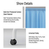 Folding Rolling Portable Room Divider Adjustable SpaceSaving Solut for Home Office and Events