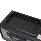 3-in-1 Breakfast Station with Coffee Maker, 4-Slice Toaster Oven, Non-Stick Griddle, 110V
