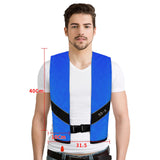 Automatic Inflatable Life Jacket|Life Vest for Adults|PFD Low Profile|Supports up to 330 lbs (BLUE-725)