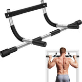 Pull Up Bar for Doorway | No-Screw Portable Chin Up Bar | Heavy Duty Steel Up to 440 lbs | Multi-Function Home Gym with Foam Grips | Easy Install Door Frame Pull-Up Bar SPORTIC