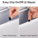 2.3 Gallon Slim Small Bathroom Trash Can with Lid