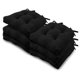 Basic Beyond Chair Cushions for Dining Chairs 6 Pack, Chair Cushion with Ties and Non Slip Backing