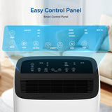KISSAIR 80 Pint Dehumidifier for Basement and Home, Covers up to 4,500 Sq. Ft Rooms, High-Efficiency Compressor Dehumidifier with Drain Hose and 1.05 Gallons Water Tank, Auto Shut-Off, 24HR Timer