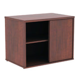 Alera ALELS593020MC 29.5 in. x 19.13 in. x 22.78 in. Open Office Low Storage Cabinet Credenza - Cherry Alera