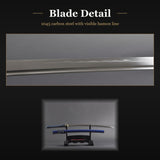 Kraken Katana, 1045 Carbon Steel Hand Forged Full Tang Japanese Sword