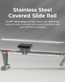 Sunny Health & Fitness Magnetic Rowing Machine with Extended Slide Rail, Full-Body Workout, Low-Impact, Innovative Full Motion or Premium Water Motion and Optional Exclusive Free SunnyFit App