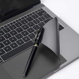 4 in 1 Ultra Thin 3M Vinyl Full Size Laptop Skins Sticker for 2021~2026+ MacBook Pro 14 Inch 14.2" M2 M3 M4 M5 (Model: A2442/A2779/A2918/A2992/A3112/A3401/A3185/A3434/3426/3427)- Gray