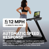 NordicTrack T Series 16 Treadmill - 16" Touchscreen, 0-12 MPH Speed, 0-12% Incline, iFIT Workouts, Black