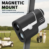 JUSDOO Golf Rangefinder with Slope, 1200 Yards Laser Rangefinder for Golfing and Hunting, 7X Magnification with High-Precision