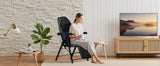 Ezencon Foldable Electric Massage Chair with Heat, Shiatsu, Kneading, Vibration, Full Body Relaxation, Adjustable Backrest & Neck Height,for Dad Mom Women Men