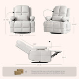 MAMAZING Lullapod Power Nursery Rocking Chair with HugAssist Armrest