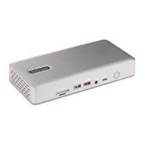 Quad Monitor 4K Windows, 16 Port 40Gbps Laptop Docking Station with 100W Charging, 2 x HDMI, 2 x DisplayPort (132N