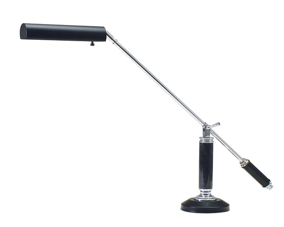 House Of Troy P10-192-627 Portable Piano/Desk Lamp, Chrome with Black House of Troy