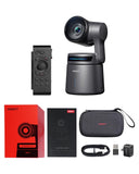 OBSBOT Tail Air & Smart Remote Combo, Streaming Camera with AI Tracking PTZ, Intelligent APP, Gesture Control, HDMI/USB-C/Wireless Webcam, Video Cameras for Filming, Worship, Content Creator, etc.