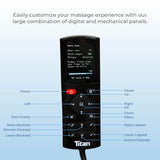 Titan Rejūv 4D l Ergonomic SL Track l Ai Series l Intelligent Health Detection l Full Body Massage Chair l Voice Recognition l Soothing Heating Therapy l Zero Gravity Reclining l Space Saving (Black)