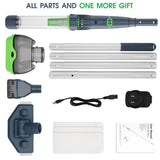 Rechargeable Pool & Spa Hot Tub Vacuum Cleaner - Dual Mode & Magnetic Drive System, 25µm Ultra Fine Mesh Filters for Hot Tub, Small Above Ground Pools - 70 Mins
