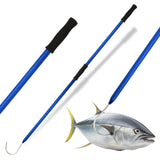 Fishing Gaff Hook Fish Hooked Gig Harpoon Gigging Spear Harpoons Pole with Stainless and Aluminum Hook for Large Fish Yorikyas