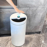 ASWRTYJO Kitchen Trash Bin Bathroom Touch in The Toilet Smart Waste Bins