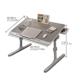 60×40cm Foldable Lap Desk, Portable Bed Tray Table for Laptop Work & Movies