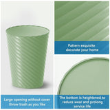 Lysam Bathroom Trash Can 3 Pack, 1.8 Gallon Small Trash Can with Trash Bags