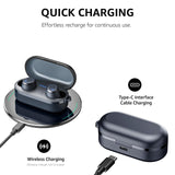 Wireless Earbuds Bluetooth 5.3 Headphones, App Customize EQ, Ergonomic Design, 55H Playtime, Wireless Charging TOZO