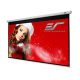 100-INCH Manual Pull Down Projector Screen Diagonal 16:9 Diag 4K 8K 3D Ultra HDR HD Ready Elite Screens