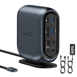 16-in-1 Universal Docking Station for All Laptops with 150W Power Adapter, Triple Monitor for Mac, Windows
