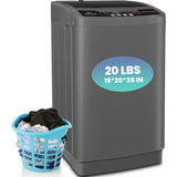 Nictemaw Portable Washing Machine, 20Lbs Capacity Portable Washer Machine, 2.8Cu.ft Washer and Dryer Combo with 10 Programs 8 Water Levels Compact Laundry Machine for Apartment, Dorms, RV