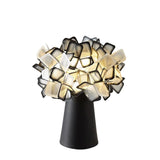 JUAKSQZYI Table lamp Rechargeable Touch Desk Lamp Flower